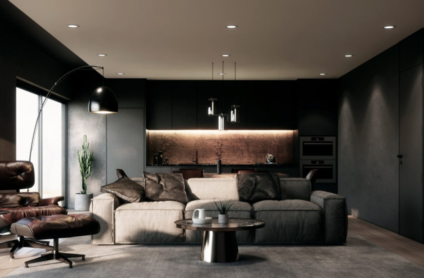 Conforto e sofisticação é com Dark Deco