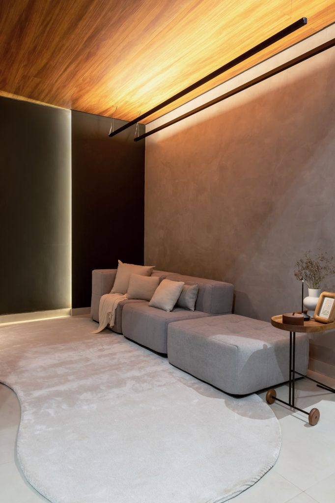 perfil led com luz indireta para melhor conforto visual